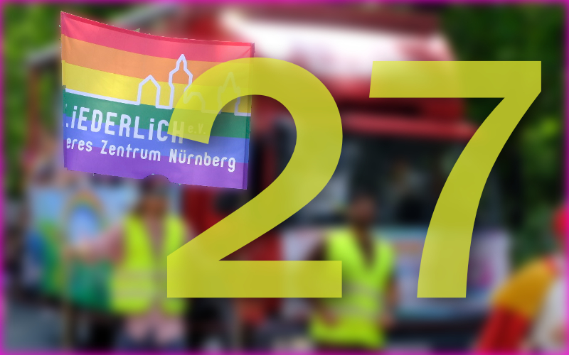Symbolbild zur Startnummer bei der CSD-Demo 2026
